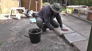 DIY: Patio repair - replacing concrete slabs