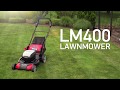 Cortacésped LM400 con batería 4.0 Ah y cargador C650