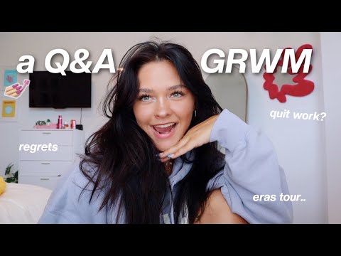 grwm as I answer all your questions 💄