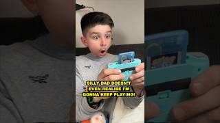 Dad protects son from Pokemon Card thief 🥷 #pokemoncards #pokemontcg #skits