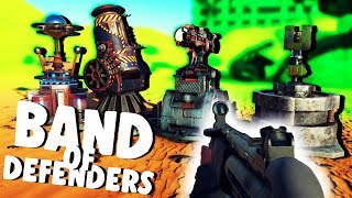 Ulitmate Turrets and Defending the Nuke! - Band of Defenders Gameplay