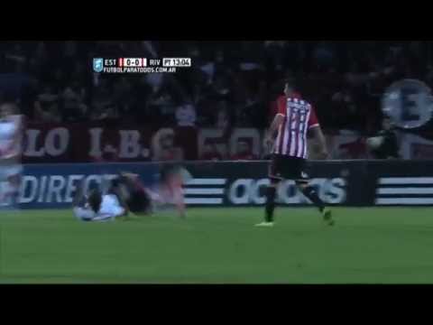 Excelente cruce de Balanta. Estudiantes 0 - River 0. Fecha 21. Primera División 2015. FPT.