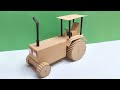 How To Make A Tractor At Home Cardboard Tractor DIY Cardboard Craft
