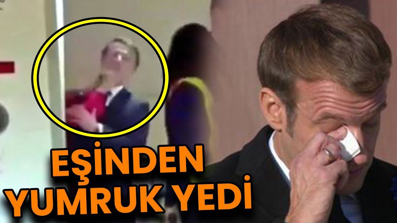 Fransa Cumhurbaşkanı Macron, Vietnam Ziyaretinde Eşi Brigitte'den Tokat Yedi