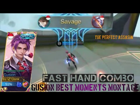 GUSION BEST MOMENTS MONTAGE #7 | GUSION IS CRAZY SAVAGE & MANIAC | BY SANZ |