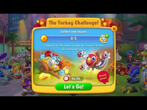 @Fishdom Win Strikes Atlantis Cup Stage 15 - 17. The Turkey Challenge Event Started.