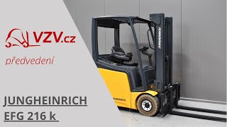 Jungheinrich EFG 216 k gaffeltruck 3-hjuliga till salu - Bild 4 | Forkliftonline SE Jungheinrich EFG 216 k gaffeltruck 3-hjuliga | Bild 4 - Forkliftonline