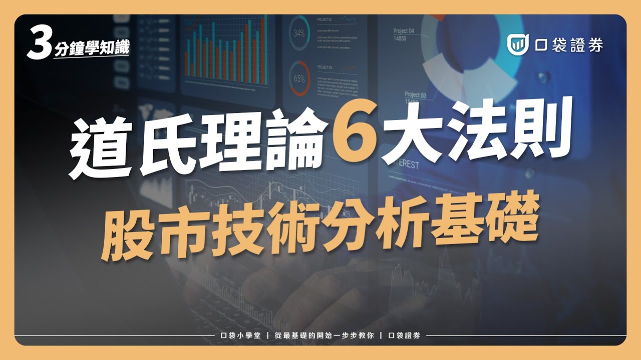 【口袋小學堂EP38】道氏理論是什麼?3分鐘帶你了解技術分析的核心假設基礎!!|道氏理論6大法則