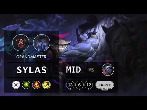 Sylas Mid vs Tristana - KR Grandmaster Patch 9.20