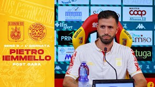 PRESS AREA | IEMMELLO NEL DOPO GARA DI CATANZARO-SUDTIROL