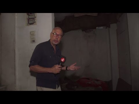 TV4Nyheterna på plats i huset där 40 dog efter kemgasattacken i Douma - Nyheterna (TV4)