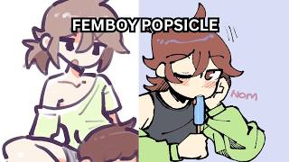 Femboy's Yummy Popsicles  | comic dub