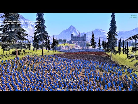 5K Golden Knights Lay Siege on Castle Ultimate Epic Battle Simulator UEBS