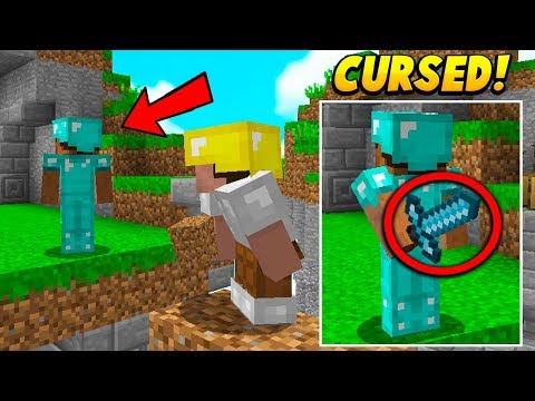 I Used a CURSED Fake Armor Skin To Confuse Players.. (Minecraft)