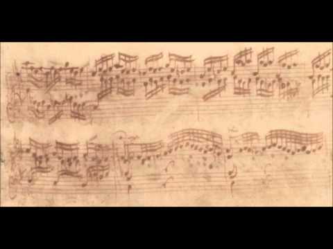 Bach Manuscript - The Well-Tempered Clavier: Prelude and Fugue No.2 in C minor BWV 847
