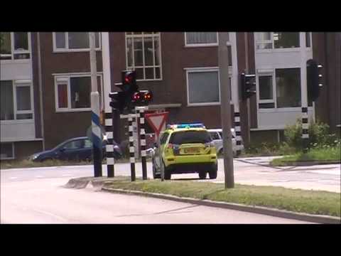 Rapid Responder 02-344 Leeuwarden met spoed naar een melding vanaf de post