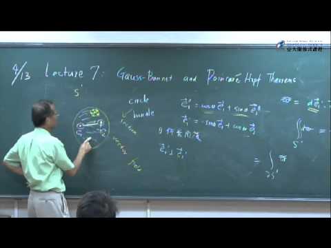 Lecture 7. Gauss Bonnet and Poincare Hopf Theorems