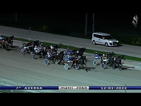 Aversa trotto 12 Gennaio 2022 - 7° Corsa