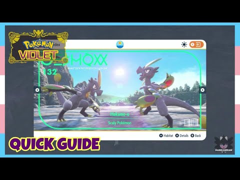 Where To Catch Hakamo-o In Pokemon Scarlet & Violet *The Teal Mask* | Location Quick Guide