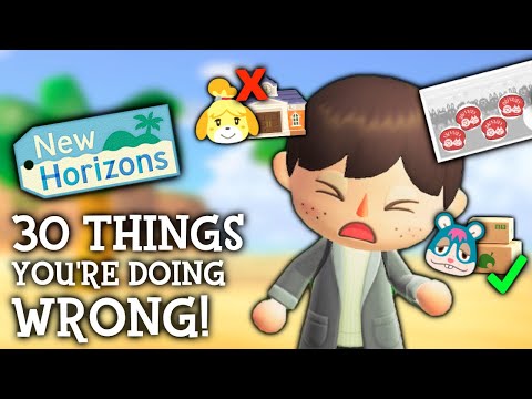 Everyone Makes These 30 MISTAKES in Animal Crossing New Horizons