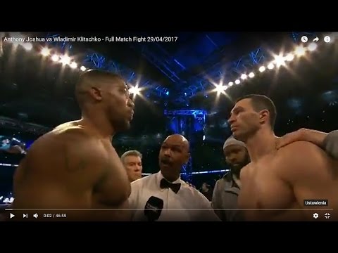 Klitschko VS Joshua Knockout
