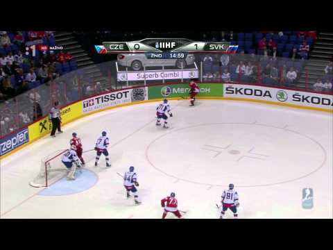Česká republika - Slovensko 1:3 MS 2012 semifinále záznam HD