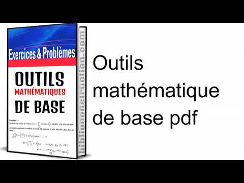 Outils mathématique de base pdf