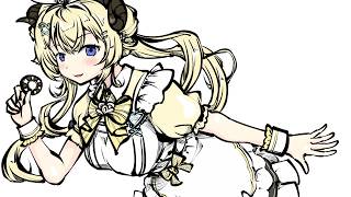【墨絵】角巻わため