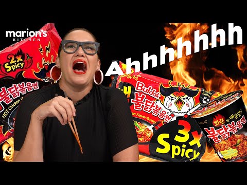 Marion Grasby Eats Ghost Pepper Noodles While Answering Burning Personal Questions