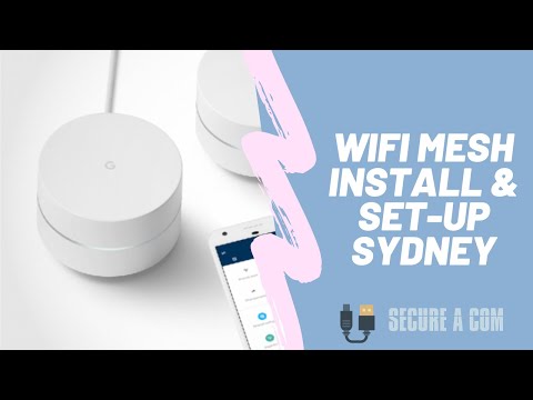 Mesh Wi-Fi installation covering a Sydney house and granny flat — whole-home mesh network eliminating dead zones across both dwellings
