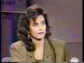 Courteney Cox On Letterman 1987