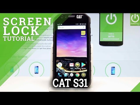 How to Set Screen Lock in CAT S31 - Pattern & Password Settings