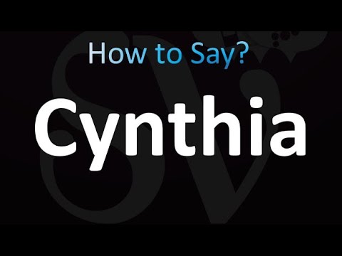 How to Pronounce Cynthia (correctly!)