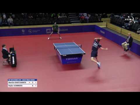 NK 2019 Heren enkel: Rajko Gommers - Martin Khatchanov