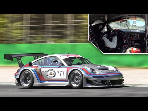 Porsche 997 GT2 RSR Bi-Turbo OnBoard at Monza Circuit!