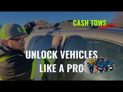 WYŁĄCZNIE w Cash Tows: Profesjonalny zestaw do otwierania pojazdu do holowania i pomocy drogowej