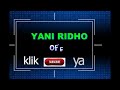 Kawin Kiyai Yani Ridho
