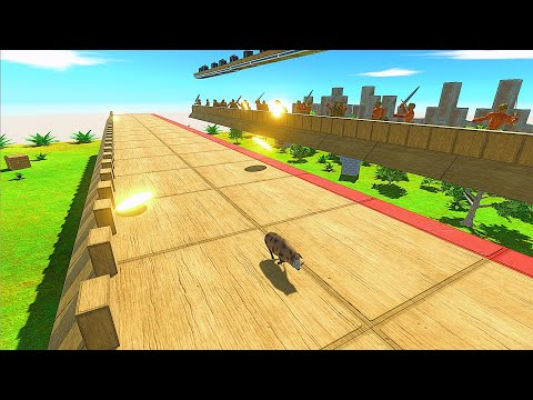 ATTACK OF ACHILLES DEATH RUN - Animal Revolt Battle Simulator