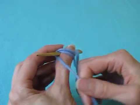 Nalbinding, Finnish Stitch 2+2, plaited edge, F1