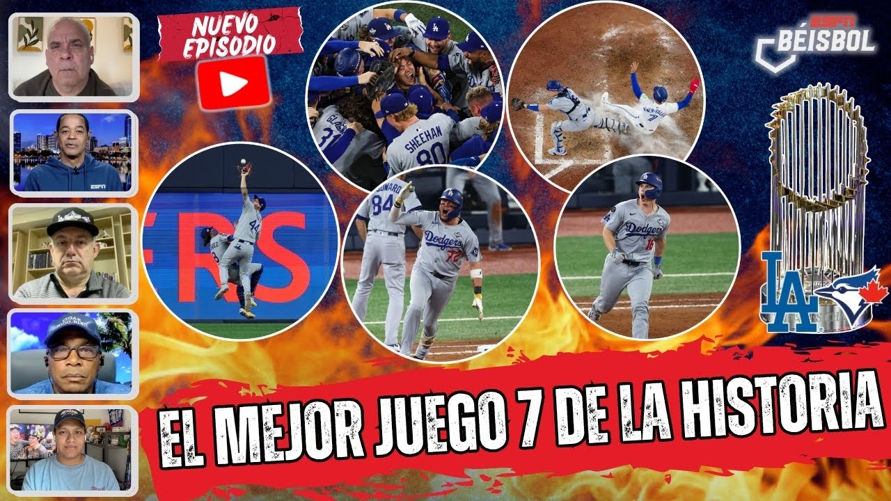 EL MEJOR JUEGO 7 DE LA HISTORIA lo VIMOS en SERIE MUNDIAL entre DODGERS y BLUE JAYS | ESPN Beisbol
