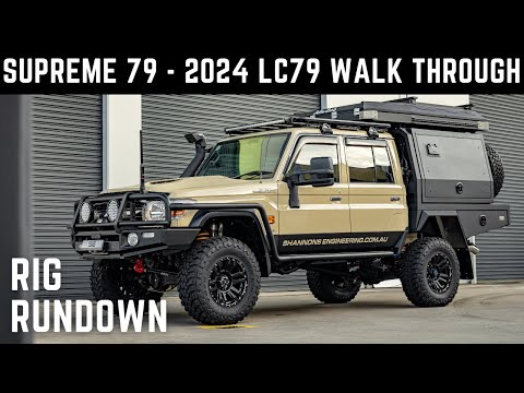 SUPREME 79. A 2024 built 79 Series Landcruiser build by Shannons Engineering