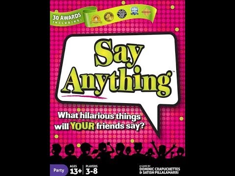 Say Anything - A Forensic Gameology Review