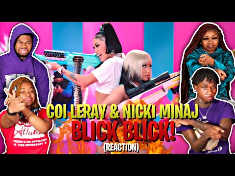 Coi Leray & Nicki Minaj - Blick Blick! (Official Video) | REACTION