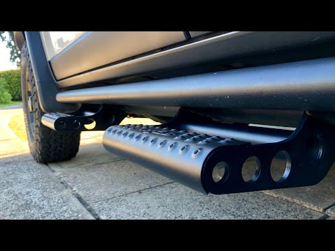 FJ Cruiser Side Step Install on Standard Rock Sliders