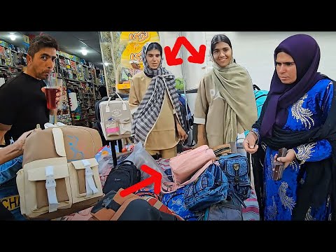 Shopping for girls due to schools reopening