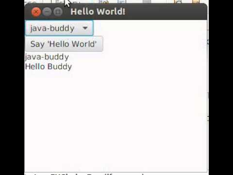 JavaFX Choice Box example