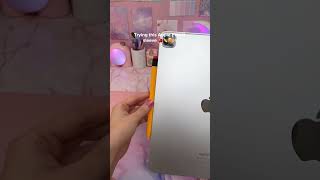 trying this Apple Pencil sleeve 😍 iPad accessories | goodnotes digital planner