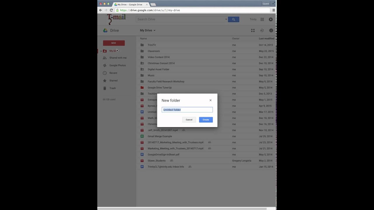 Create Folder in Google Drive