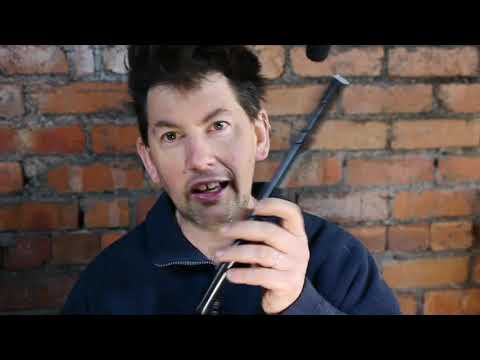 Paddy plays electric Sackpipa via Warbl electronic penny whistle