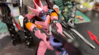 エヴァフレーム02忘れていた8号機βを組み立てます、挨拶くらいしてけ〜のポーズも出来ます！